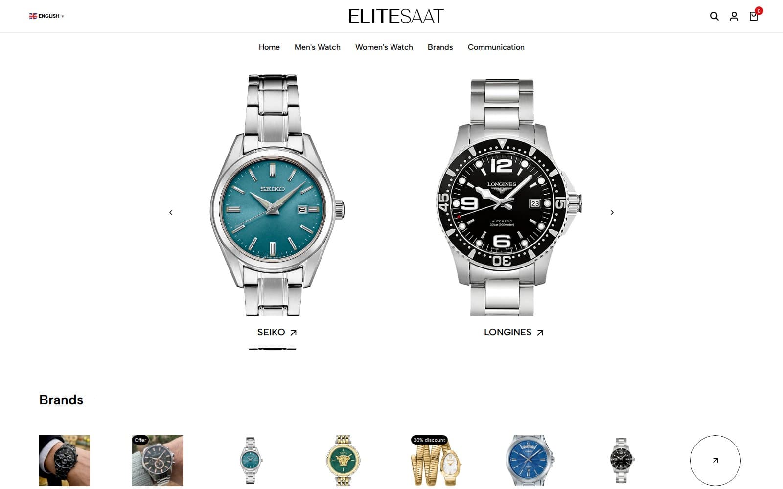 Elite Saat E-Ticaret Sitesi