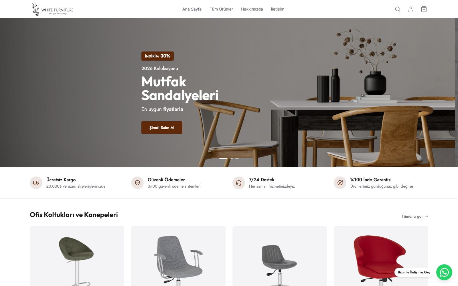 White Furniture — MultiKolay’a Geçiş